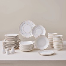 Karaca Forever Bone Endülüs 53 Parça 12 Kişilik Yemek Takımı