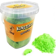 Lino Kinetik Kum 500 gr Yeşil Kova