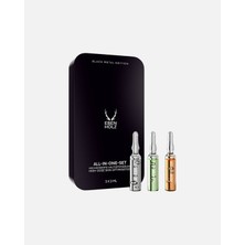 Anti-Aging Ampuller Hızlı Etki ile Hassas Erkek Cilt Bakımı Için All-In-One Set 50 Spf