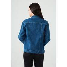 Kadın Oversize Denim Ceket
