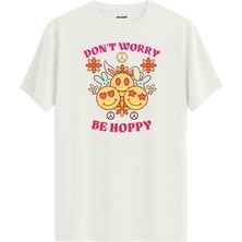 Don’t Worry Be Hoppy Baskılı Tişört