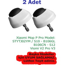 Xiaomi Mop P Pro STYTJ02YM Viomi V2 Pro V3 S10 B106GL B106CN S12  2 Adet Uyumlu Ön Tekerlek