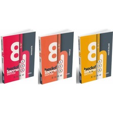 Optik 2026 8. Sınıf Lgs Matematik + Türkçe + Fen Branş Deneme Seti 3 Kitap