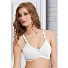Kadın Beyaz Penye Toparlayıcı Sütyen 351