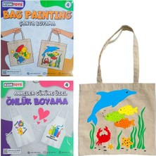 Renkli Çanta Boyama Seti 3+ Parça, Eğlenceli ve Yaratıcı Tasarım Malzemeleri