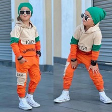 ByErKurt Kids Wear Erkek Çocuk Eşofman Takımı Nefes Alan Kumaş ile Günlük Kullanım İçin