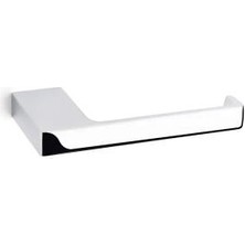 System Banyo Aksesuarları Flat Duvara Monte Tuvalet Kağıtlığı Krom 67x21x151 mm