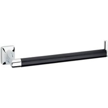 System Banyo Aksesuarları Pruva Duvara Monte Kağıt Havluluk Siyah 42X74X269 mm