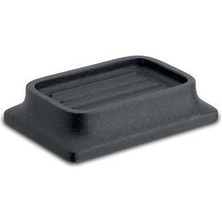 System Banyo Aksesuarları Tezgah Üstü Katı Sabunluk Siyah 28x91x127 mm