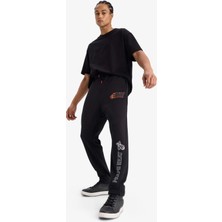 DeFacto NBA Miami Heat Kalın Jogger Eşofman Altı Standart Fit Cepli Esnek Bantlı Paça D6561AX25SP
