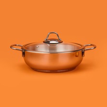 Masterchef Paslanmaz Çelik Karnıyarık Tenceresi - Gri - 24 cm