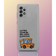 Galaxy A73 Uyumlu Premium Kalite Baskılı Içi Kadifeli Kırmızı Lansman Kılıf