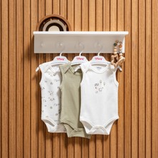 Tiffany Baby Bebek Farm Village Theme 3'lü Atlet Badi Ekru 51009