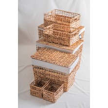 Acar Soléa Hasır 7 Parça Sepet Seti