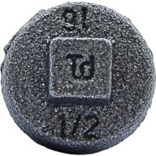 Trakya Döküm Tapa Siyah 1/2"