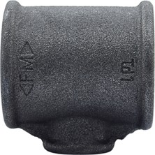 Trakya Döküm Inegal Te Siyah 11/2" x 1/2" x 11/2"