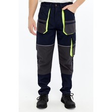 Uniprom Iş Pantolonu Lizbon Plus Model Çok Cepli Harman Kumaş Lacivert