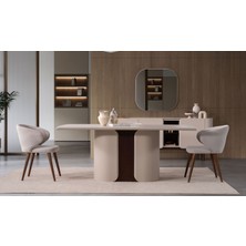 Cadde Yıldız Luzzi Yemek Masası Takımı - Bej