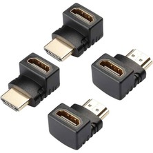 Hdmı 2 Li Set 270 Derce ve 90 Derece Hdmı L Tipi Dişi Erkek Çevirici