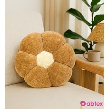 Pabtex Peluşçu Dekoratif Papatya Şeklinde Peluş Yastık 40 cm – Yumuşak ve Konforlu Tasarım