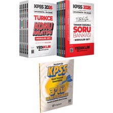 Kpss 2026 Ortaöğretim Ön Lisans Konu Soru Modüler Set - 3 Deneme