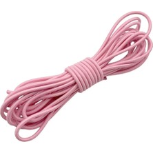 Pembe 5 Metre 2 mm Yuvarlak Lastik
