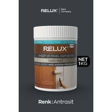 Su Bazlı Pürüzsüz Ahşap & Panel Kapı Boyası – Kokusuz, Sararma Dirençli, Yarı Mat, Hızlı Kuruyan 1kg