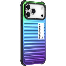 iPhone 17 Pro Uyumlu Kılıf Youngkit The Secret Color Serisi Kapak Mavi