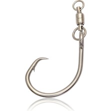 Mustad Swivel Demon Offset Circle SE39943NP 4x Strong Olta Iğnesi Staınless Steel No:10/0 - 2li