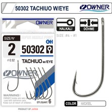 Owner 50302 Tachiuo W/ Eye Nickel Iğne 4 Numara
