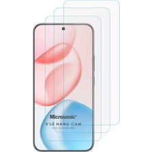 Microsonic Honor 400 Screen Protector Nano Glass Cam Ekran Koruyucu (3`lü Paket)