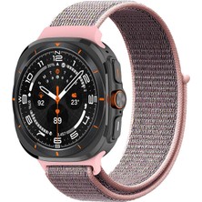 Microsonic Samsung Galaxy Watch Ultra 2025 Hasırlı Kordon Woven Sport Loop Rose Gold