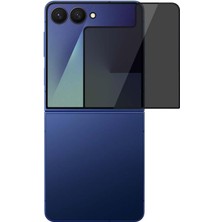 Microsonic Samsung Galaxy Z Flip 7 Privacy 5d Gizlilik Filtreli Cam Ekran Koruyucu Siyah