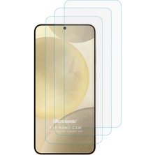 Microsonic Samsung Galaxy S25 Fe Screen Protector Nano Glass Cam Ekran Koruyucu (3`lü Paket)
