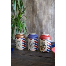 Silindir Metal Saklama Kabı Ø9 cm 3 Lü Set, Post