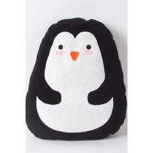 Penguen Peluş Yastık Çocuk Odası Genç Odası Hediyelik Yastık