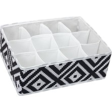 12 Bölmeli Mozaik Desen Pratik Bölmeli Çekmece Düzenleyici Organizer