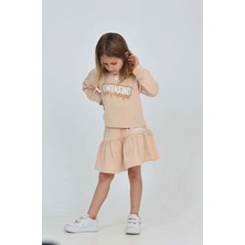 Toontoy Kız Çocuk Nowtrend Baskılı Etekli Takım