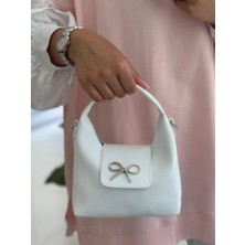 Fiyonk Detay Mini El ve Omuz Çantası