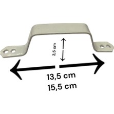 Demir Doğrama Kulp Beyaz Kaplama