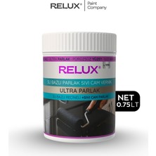 Relux Paint RELUX Su Bazlı Ultra Parlak Sıvı Cam Vernik 0.75 lt Şeffaf, Kokusuz, Ahşap ve Fayans İçin