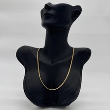 Çelik Zincir Unisex Gold Kolye 60 cm - Gold