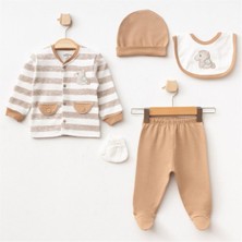 Aziz Bebe 5313 Erkek Bebek Kahve 5'li Hastane Çıkışı