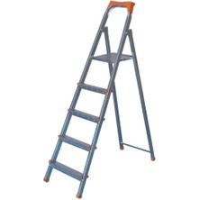 4+1 Basamaklı Galvanizli Profil Merdiven - Ev - Bahçe - Iş Yeri Için Dayanıklı