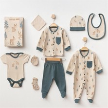 Aziz Bebe 10329 Erkek Bebek Bej 10'li Hastane Çıkışı