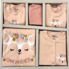 Aziz Bebe 10330 Kız Bebek Pembe 10'li Hastane Çıkışı