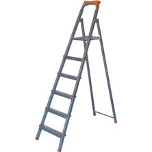 5+1 Basamaklı Galvanizli Profil Merdiven - Ev - Bahçe - Iş Yeri Için Dayanıklı