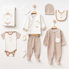 Aziz Bebe 10325 Erkek Bebek Bej 10'li Hastane Çıkışı