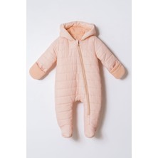 Yeni Trend Lüks Kapitone Leader Sade/şık Tek Fermuarlı Eldiven ve Patikli Astronot/ Kozmonot -Tulum