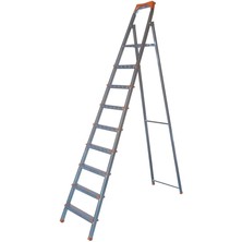 8+1 Basamaklı Galvanizli Profil Merdiven - Ev - Bahçe - Iş Yeri Için Dayanıklı